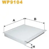 WIX FILTERS Filter, Innenraumluft WP9104