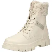Tom Tailor Schnürstiefel Beige