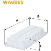 WIX FILTERS Luftfilter WA6665