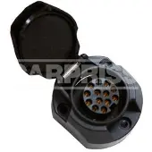 CARPRISS Anhängersteckdose 70410012 ABS (Acrylnitril-Butadien-Styrol-Copolymerisat)