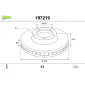 Valeo 2 Bremsscheiben Vorderachse belüftet Ø 59 mm 28 mm für u.a. CITROËN C8