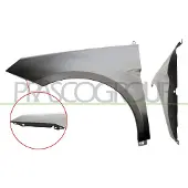 PRASCO Kotflügel me4203004 vorne links für Mercedes