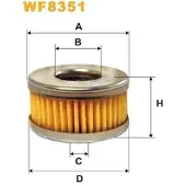 WIX FILTERS Kraftstofffilter WF8351 Filtereinsatz