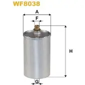 WIX FILTERS Kraftstofffilter WF8038
