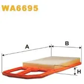 WIX FILTERS Luftfilter WA6695