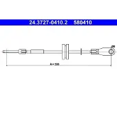 Ate Seilzug, Feststellbremse 24372704102 für Mercedes