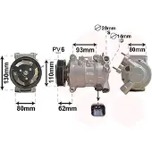 VAN WEZEL Kompressor, Klimaanlage 0901K707