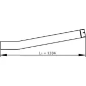 DINEX Abgasrohr 81607