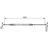 Bosch Seilzug, Feststellbremse 1 987 482 542