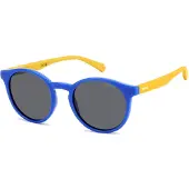 Polaroid Kids Polaroid Kinder PLD 8061/S Blue yellow 46/18/130 JUNIOR Sonnenbrillen