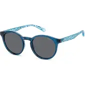 Polaroid Kinder PLD 8061/S Blue azure 46/18/130 JUNIOR Sonnenbrillen