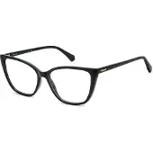 Polaroid PLD D545 Damen-Brille inkl. Gläser Vollrand Eckig Kunststoff-Gestell 55/16/145, schwarz