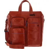 Piquadro Laptoptasche Blue Square Revamp Computer Tote Tabacco