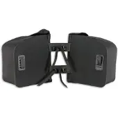 Lynx Doppelpacktasche, wasserabweisend, 35 Liter, Reflexstreifen, schwarz
