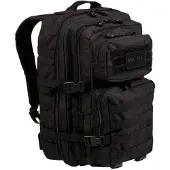 Mil-Tec 36 Liter schwarzer taktischer Sturmrucksack Parabellum 50127