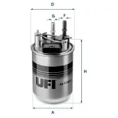 Ufi Kraftstofffilter 24.104.01