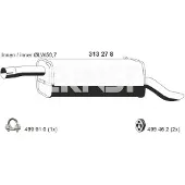 ERNST 313278 Endschalldämpfer für FORD FUSION (JU) Auspuff