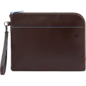 Piquadro Tablettasche Blue Square Revamp Soft Pochette M Mogano