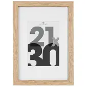 Atmosphera 21x30 Cm Wood Photo Frame Braun
