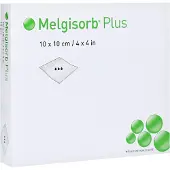 Molnlycke Health Care Melgisorb Plus Alginat Verband 10x10 cm 10 St