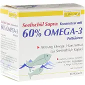Burton Feingold Seefischöl Supra mit 60% Omega-3-Fettsäuren Weichk, 100 St KAP