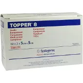 KCI Topper 8 Kompr.5x5 cm steril 60x2 St Kompressen