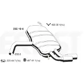 ERNST 203104 Endschalldämpfer für AUDI A3 Sportback (8PA) Auspuff