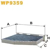 WIX FILTERS Filter, Innenraumluft WP9359