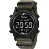 KHS PLABSD.NSGO Armbanduhr Platoon Digital Olivgrün/Schwarz