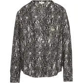 s.Oliver Blouses Grey/black Größe: 42 | Blusen Outlet | Damen | Grau