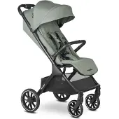 Easywalker Jackey² XL Buggy, Für Kinder von 0-22 kg, Automatisch in einer Sekunde zusammenklappbar, Geräumiger Buggy mit XL-Rädern, Sonnenverdeck & Einkaufskorb, Autositz kompatibel - Agave Grün
