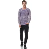 Rusty neal Strickpullover im dezenten Batik-Design