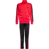 Adidas Trainingsanzug SPORTSWEAR "ESSENTIALS CLIMACOOL KIDS", Kinder, Gr. 176, rot (pure ruby, schwarz), Obermaterial: 100% Polyester, Sportanzüge Trainingsanzug