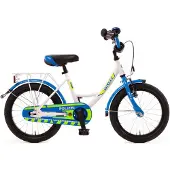 Bachtenkirch-Interbike Bachtenkirch Kinderfahrrad Polizei 16 Zoll kristallweiß/blau/neon