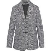 Comma Jackets Blazer Grey/black Größe: 40 | Blazer Outlet | Damen | Grau