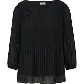 s.Oliver Black Label Klassische Bluse mit Plisseefalten