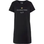 Vivance DREAMS Sleepshirt in schwarz | Gr.: 32/34