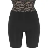 LASCANA Shapingpants Seamless Long Panty mit femininen Spitzenbund, Radlerhose