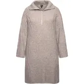 Ulla Popken Midikleid in kieselgrau | Gr.: 46-48