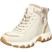 TT. BAGATT Yuki Damenschuhe Schnürstiefel Beige Freizeit, Schuhgröße:41 EU