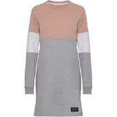Oxmo Sweatkleid "Sweatkleid OXOmila", Damen, Gr. M, N-Gr, rosa (mahogany rose), Obermaterial: 80% Polyester PES. 20% Baumwolle CO., Kleider Sweatkleid