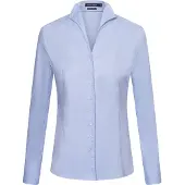 Franco Callegari Bluse in hellblau | Gr.: 46