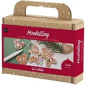 Creativ Company DIY Kreativset Modelliermasse Lebkuchenfiguren