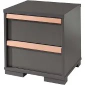 Vipack NACHTSCHRANK London B: 48,1 cm Anthrazit