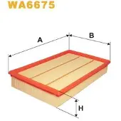 WIX FILTERS Luftfilter WA6675