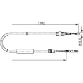 Bosch Seilzug, Feststellbremse 1 987 482 310