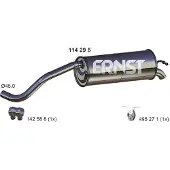 ERNST 114295 Endschalldämpfer für VW POLO (9N) Auspuff