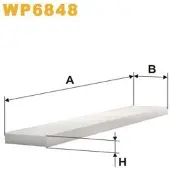 WIX FILTERS Filter, Innenraumluft WP6848