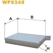 WIX FILTERS Filter, Innenraumluft WP9348