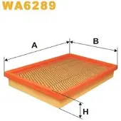 WIX FILTERS Luftfilter WA6289